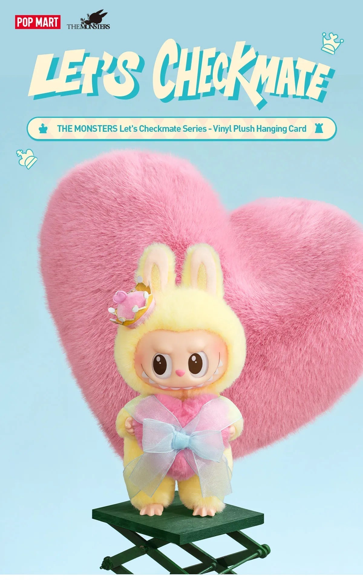 THE MONSTERS Let's Check Mate Limited Labubu Plush Doll