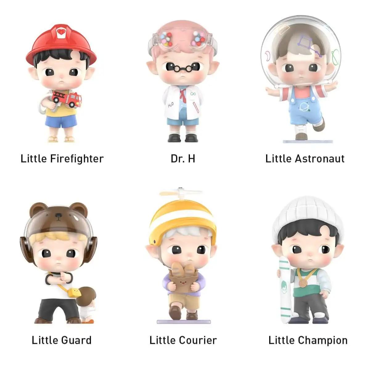 HACIPUPU My Little Hero Series Figures
