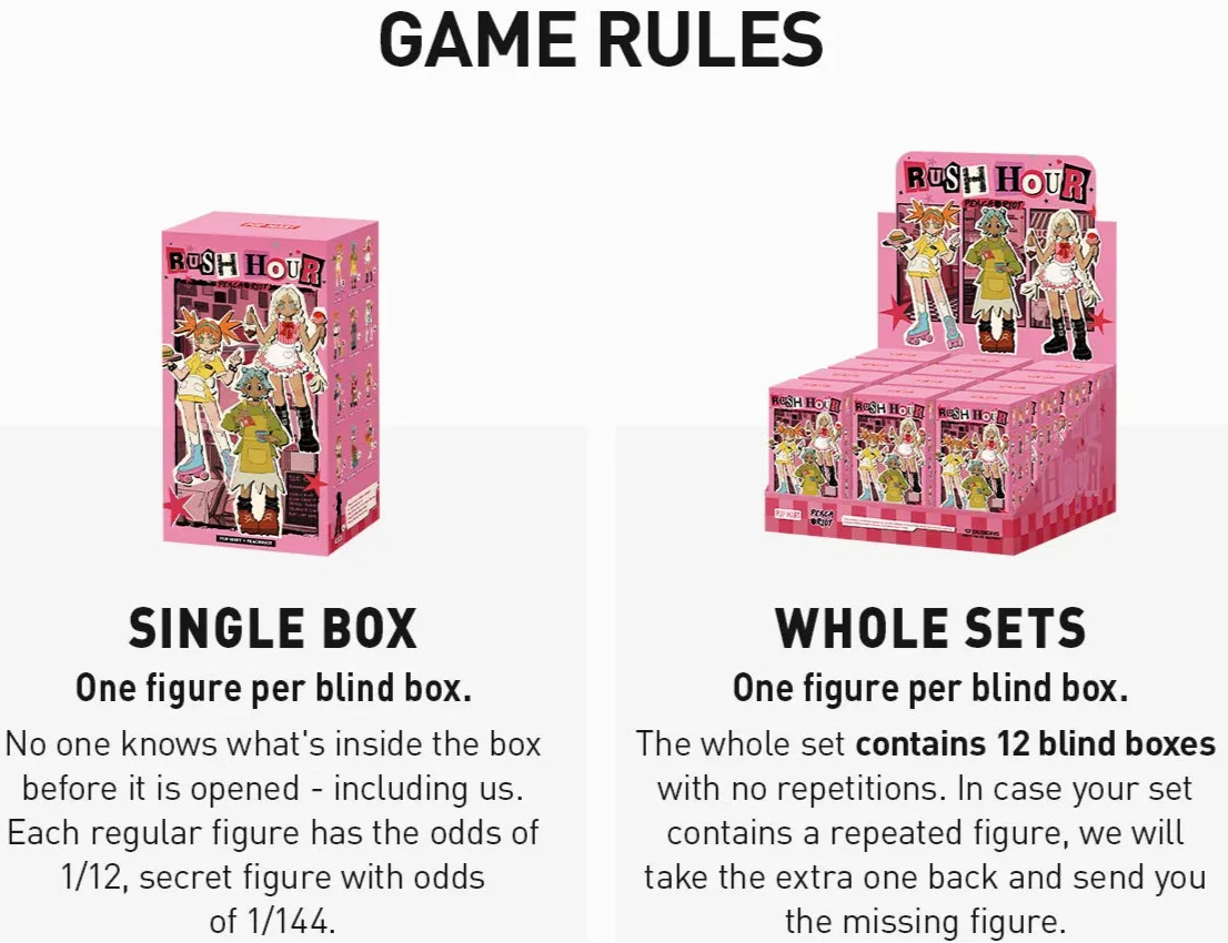 Peach Riot Rush Hour Series Figures