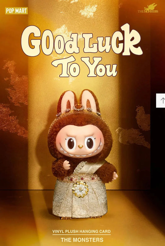 THE MONSTERS GOOD LUCK TO YOU - Vinyl Plush Hanging Card