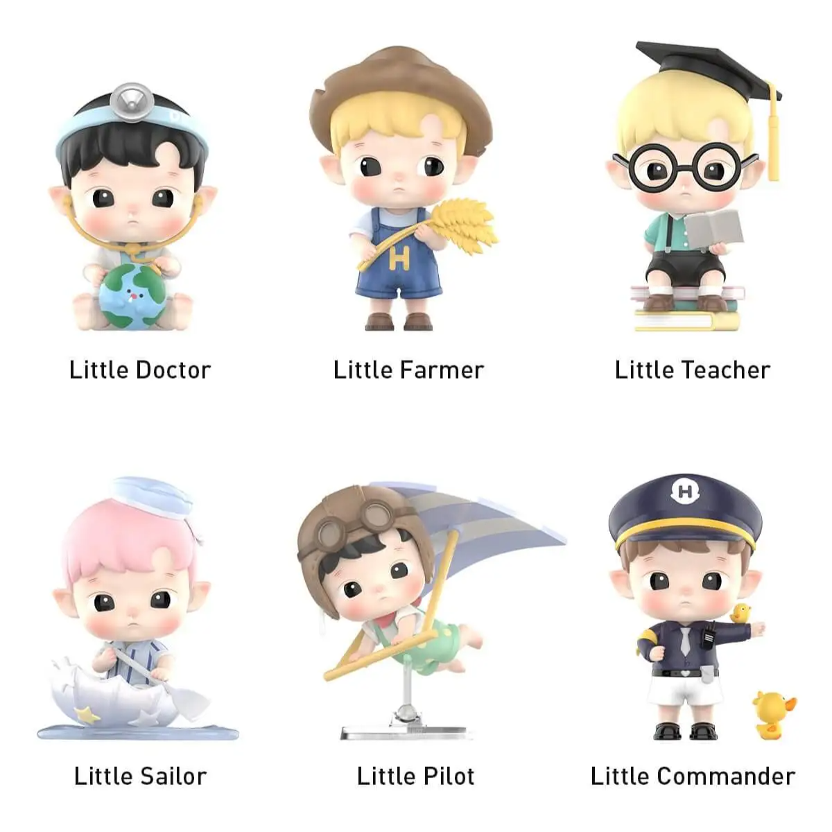 HACIPUPU My Little Hero Series Figures